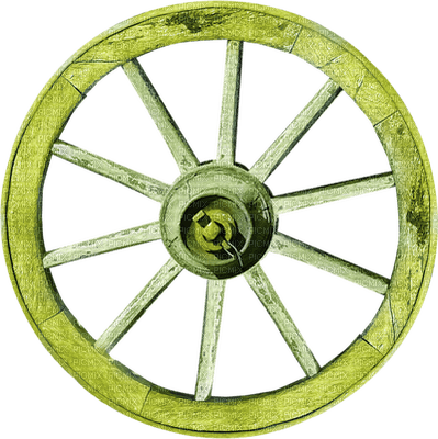 green-frame-hjul-deco-minou52 - png gratuito