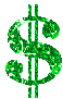 dollar sign - GIF animado grátis