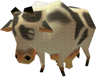 zelda 3D cow - zdarma png