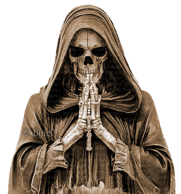Y.A.M._Gothic skeleton sepia - gratis png