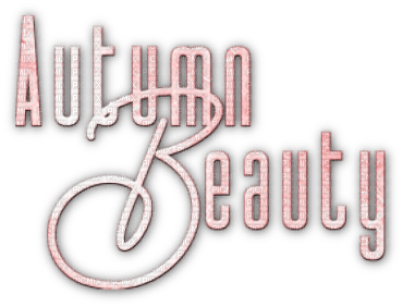 soave text autumn beauty pink - darmowe png