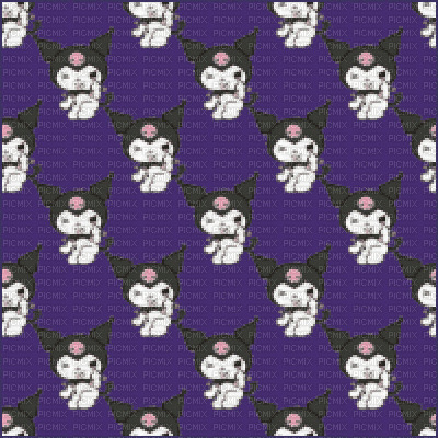 Purple Kuromi Background - Darmowy animowany GIF