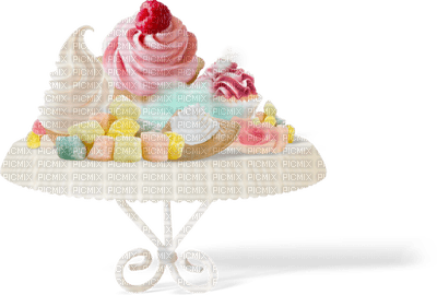 Kaz_Creations Ice Cream Deco Cup Cakes - 無料png