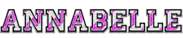 Kaz_Creations Names Annabelle - Bezmaksas animēts GIF