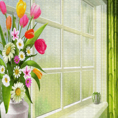 window glass fenster fenêtre fenetre room raum chambre  zimmer gif anime animated animation rain regen remuer image spring printemps fond background - GIF animé gratuit
