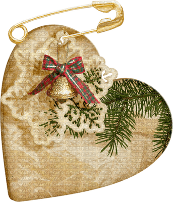 serce świąteczne - PNG gratuit
