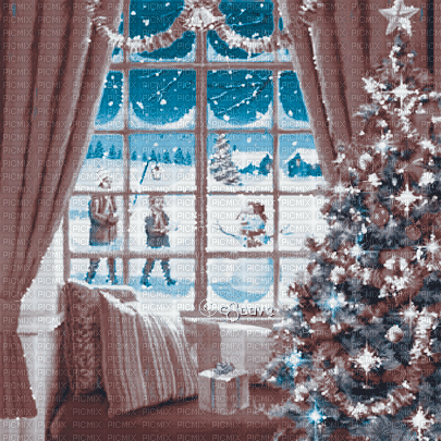 soave background animated  christmas winter - Gratis geanimeerde GIF