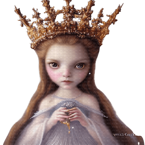 kikkapink winter child girl princess fantasy - zdarma png