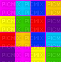 rainbow checkerboard - Nemokamas animacinis gif