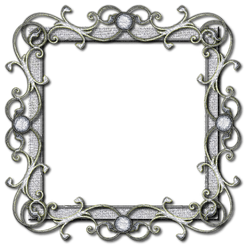 Silver.Gris.Frame.Cadre.Victoriabea - darmowe png