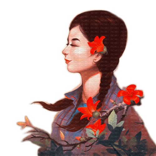 asian milla1959 - 免费PNG