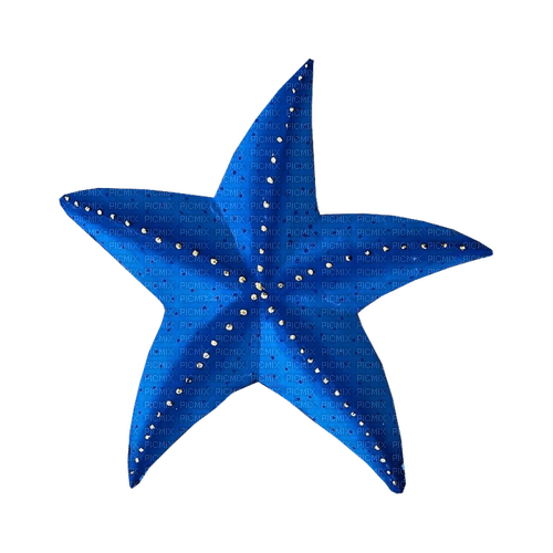 kikkapink deco scrap blue  star sea - ücretsiz png