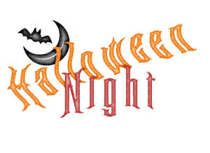 Kaz_Creations Logo Text  Halloween Night - bezmaksas png