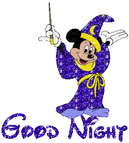 Disney Good Night - Besplatni animirani GIF