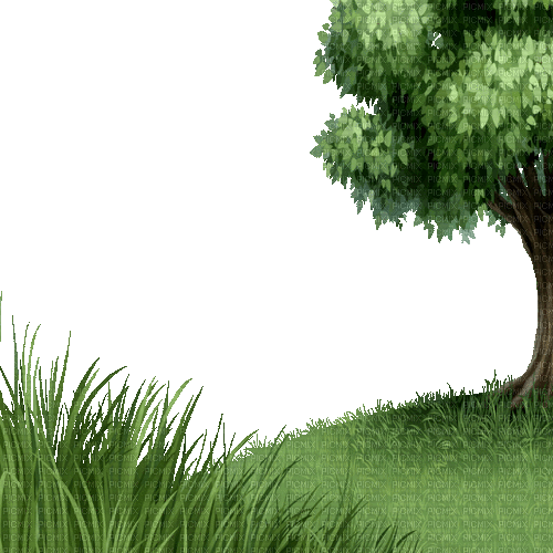 tree grass - Animovaný GIF zadarmo