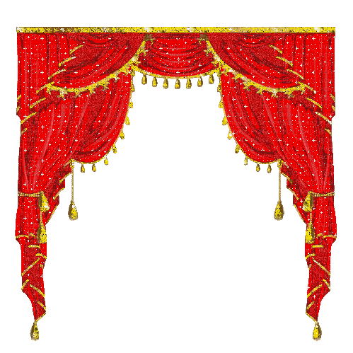 red curtain - Nemokamas animacinis gif