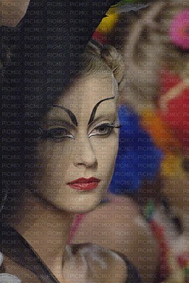 Portrait carnival Woman Colors Decor - bezmaksas png