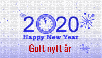 ani-gott nytt år-2010 - Zdarma animovaný GIF