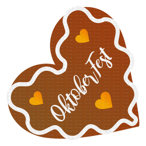 Oktoberfest Herz - nemokama png