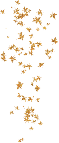 Autumn leaves isolated deco kikkapink - Free PNG