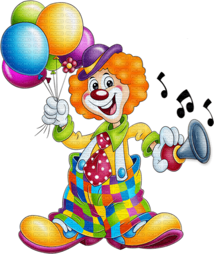 Kaz_Creations Clown - PNG gratuit