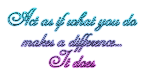 What you do makes a difference ✯yizi93✯ - png gratis