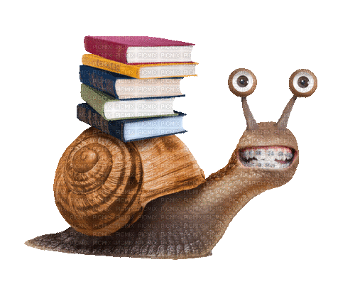 Nina snail - GIF animasi gratis
