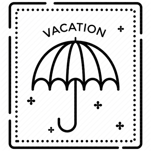 Vacation Summer Stamp - Bogusia - png ฟรี
