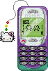 téléphone hello kitty - Δωρεάν κινούμενο GIF