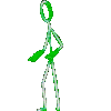 dancing stick man - GIF animate gratis