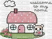 welcome to my home hamster - Бесплатный анимированный гифка