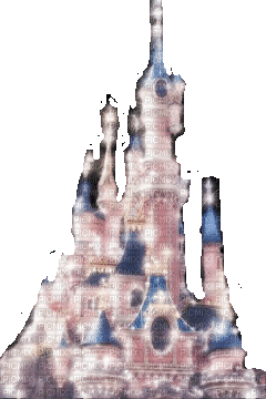 VanessaVallo _crea-  fairy castle animated - Zdarma animovaný GIF