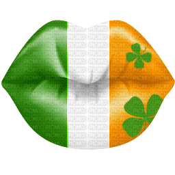 Kaz_Creations St.Patricks Day Deco Lips - ücretsiz png