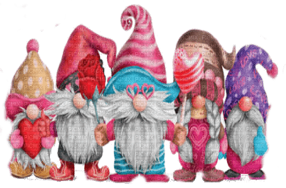 valentines gnome - nemokama png