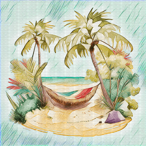 SM3 BACKGROUND summer beach tropical image - ücretsiz png