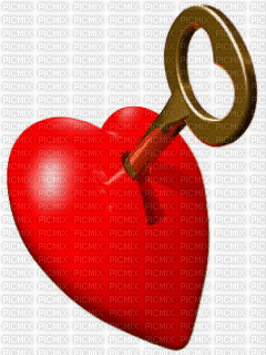 szív kulcs - Gratis geanimeerde GIF
