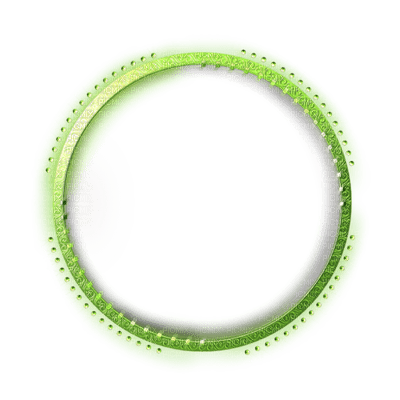 frame-round-green - zdarma png