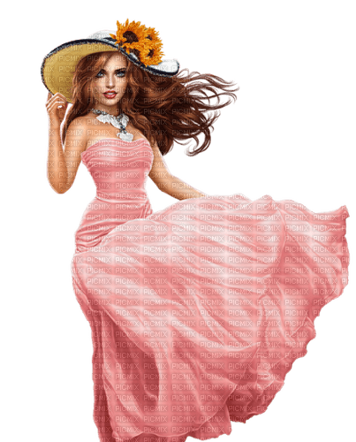 Woman rosa - besplatni png