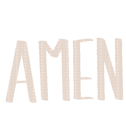 Amen Text Gif - Bogusia - GIF animate gratis