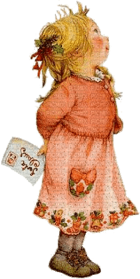 Mädchen, Girl, Brief, Letter - 無料png