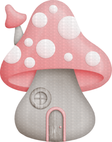 dolceluna fairy house pink - ücretsiz png