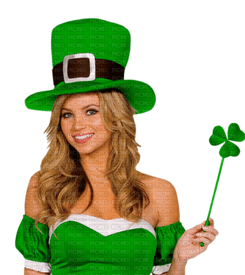 Kaz_Creations  St.Patricks Day  Woman Femme - png grátis