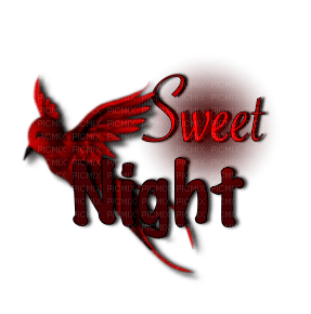 Kaz_Creations Text Sweet Night - PNG gratuit