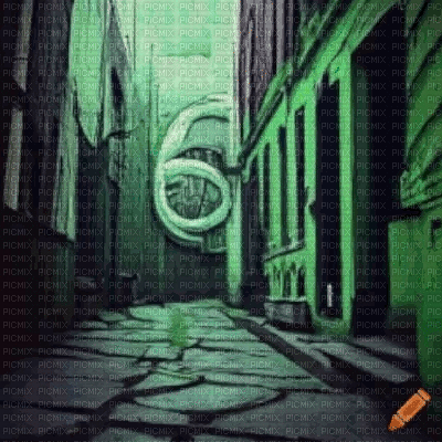 Green 6 Alley - Animovaný GIF zadarmo