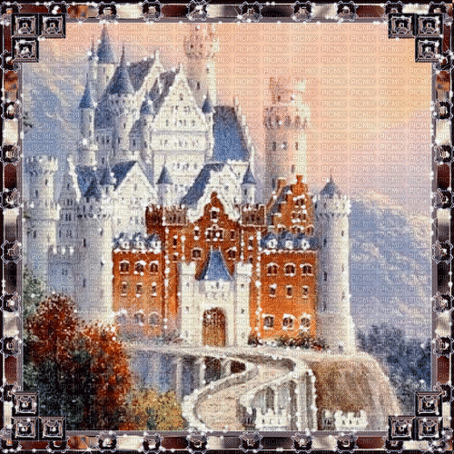 burg castle milla1959 - GIF animado grátis