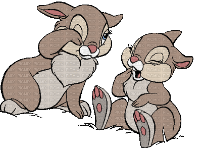 petits lapins endormis - Nemokamas animacinis gif
