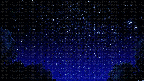 Rena Night Sky Stars Nacht Himmel Sterne - Besplatni animirani GIF