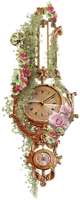clock vintage laurachan - 免费PNG