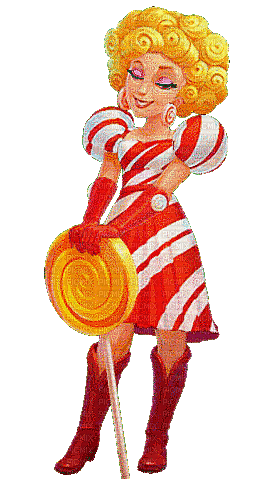 fille de bonbons,gif, Pelageya - 無料のアニメーション GIF