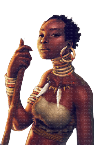 African woman frau femme Rosalia73 - бесплатно png
